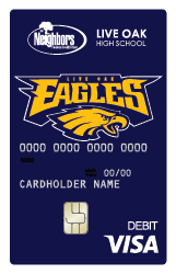 Live Oak High School debit card