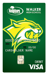 Walker mascot Visa card