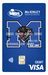 McKinley High School debit card